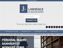 Tablet Screenshot of lawrencelaws.com